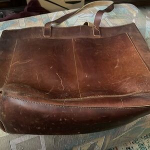 Oversized Camel Tote.